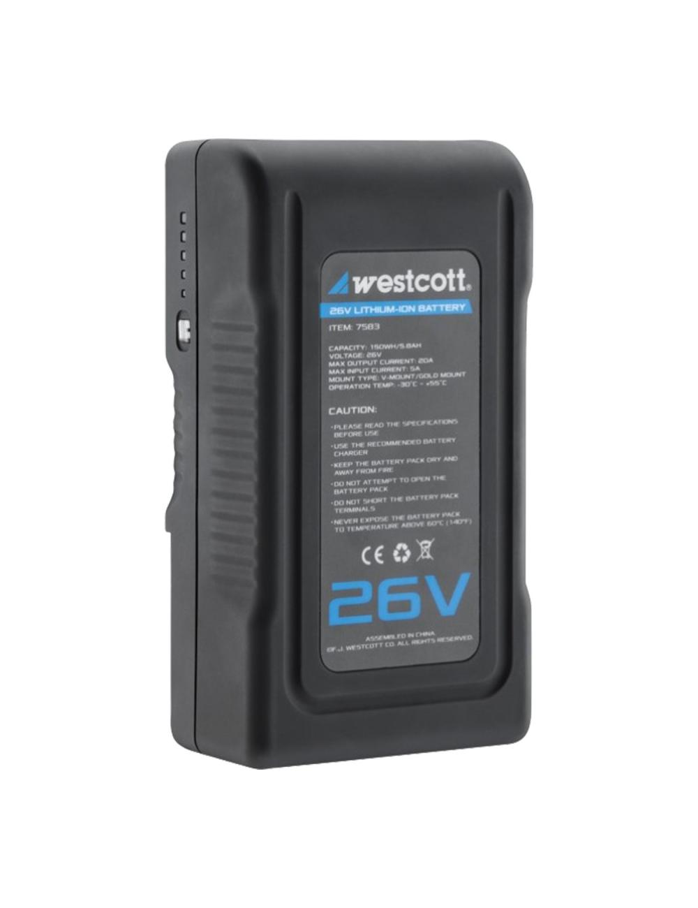 Westcott Batería de litio de 26 voltios.