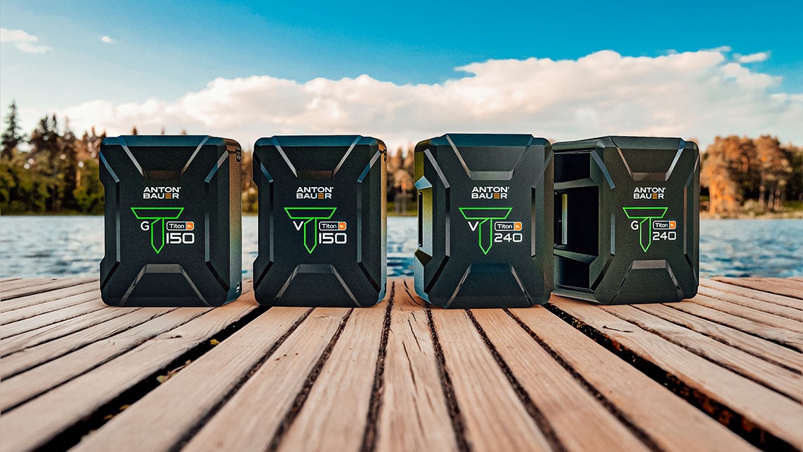 Nuevas familias de baterías Anton Bauer TitonSL y Dionic 26V, máxima potencia para todas las necesidades de producción.
