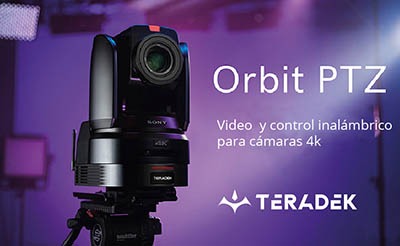 Teradek lanza Orbit PTZ, equipo de video y control inalámbrico 4K para cámaras PTZ