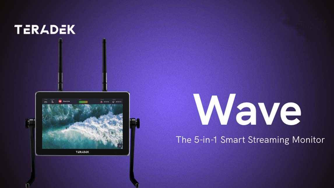 Teradek Wave:                                      Monitor de streaming inteligente 5 en 1