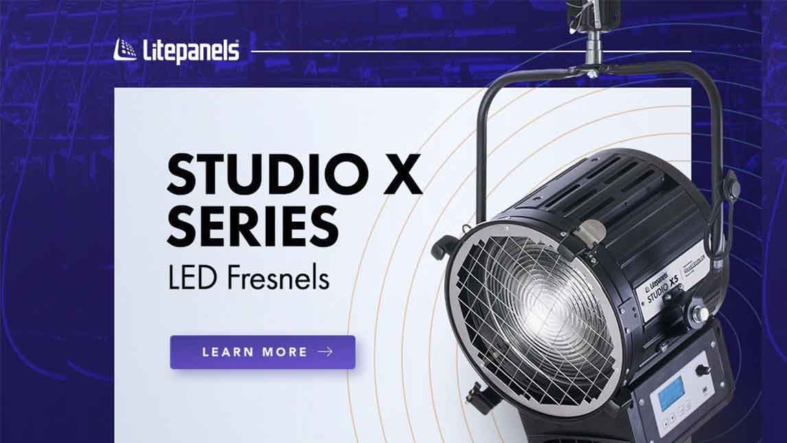 Litepanels Studio X, nueva gama de Fresnels LED de alto rendimiento