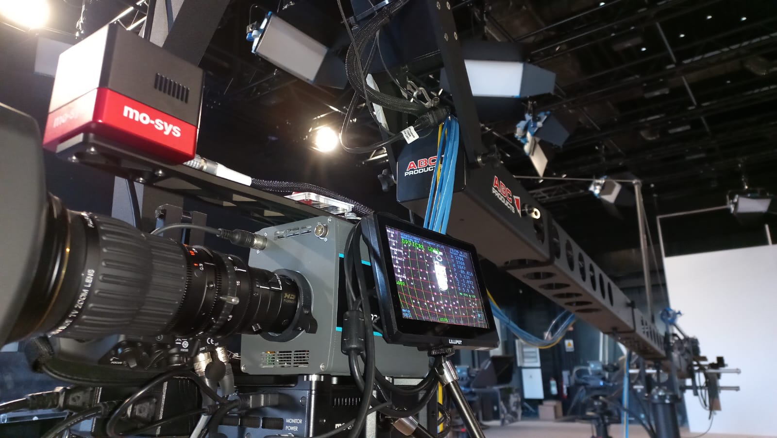 Startracker de Mo-sys en cámara para estudio de Aragon TV
